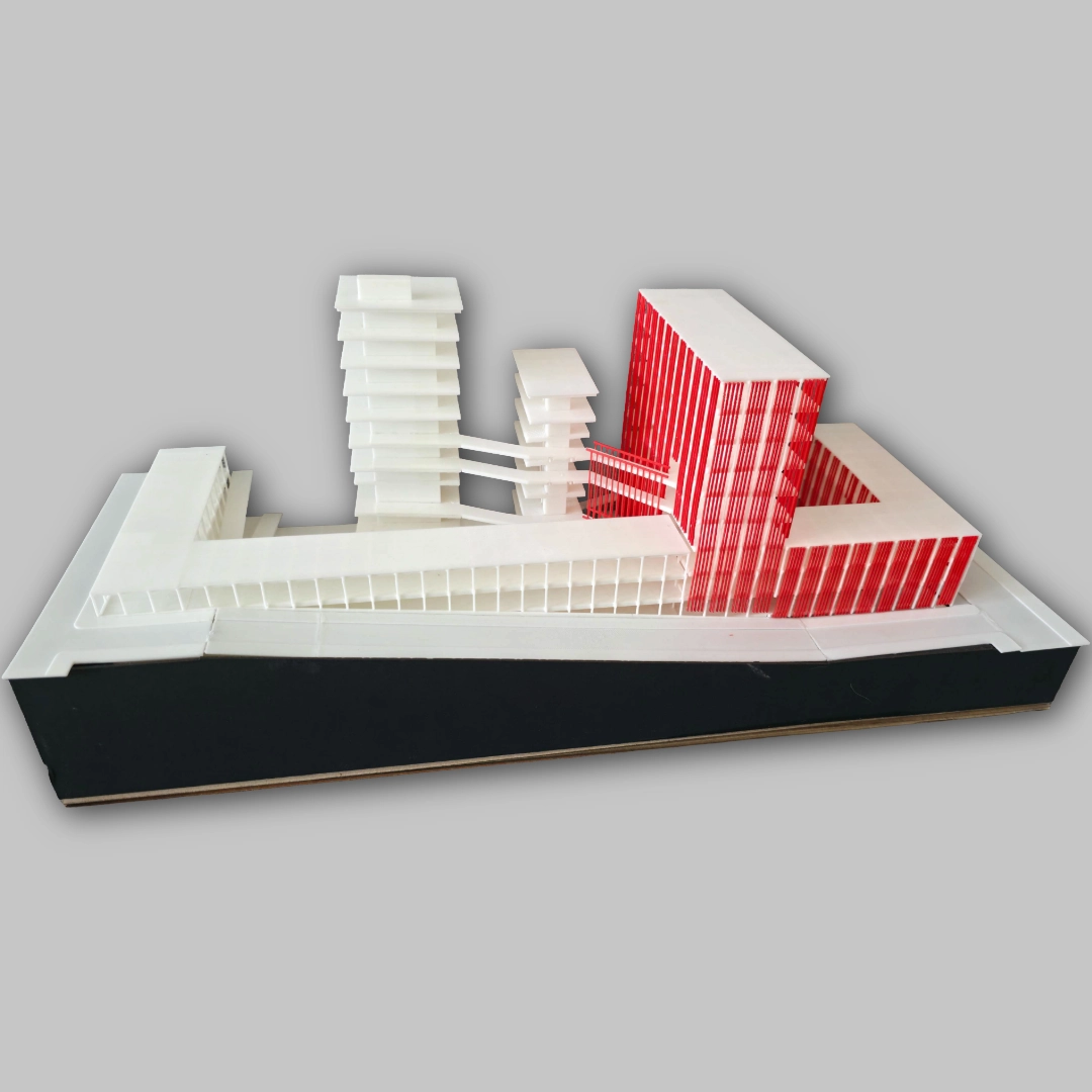 Maqueta Seccional y Volumétrica (Taller de Arquitectura) - Detalle